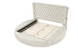 Galaxy Home Hazel Queen Bed in Cream - Vida Furniture (Laredo,TX)