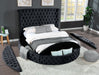 Galaxy Home Hazel King Bed in Black - Vida Furniture (Laredo,TX)