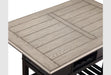 Crown Mark Furniture Frey Counter Height Table in Dark Brown - Vida Furniture (Laredo,TX)