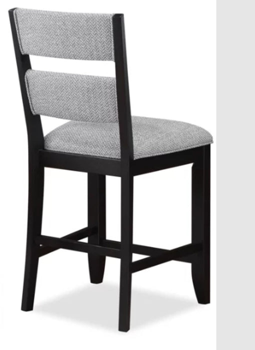 Crown Mark Furniture Frey Counter Height Chair in Dark Brown (Set of 2) - Vida Furniture (Laredo,TX)