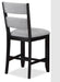Crown Mark Furniture Frey Counter Height Chair in Dark Brown (Set of 2) - Vida Furniture (Laredo,TX)