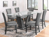 Crown Mark Furniture Camelia Side Chair in Gray (Set of 2) - Vida Furniture (Laredo,TX)