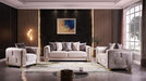 Galaxy Home Impreza Chair in Cream - Vida Furniture (Laredo,TX)