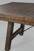 Elements International Jax Rectangular Dining Table in Smokey WalnutC - Vida Furniture (Laredo,TX)