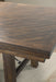 Elements International Jax Rectangular Dining Table in Smokey WalnutC - Vida Furniture (Laredo,TX)