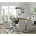 Elements International Jemma Dining Table in Gray - Vida Furniture (Laredo,TX)