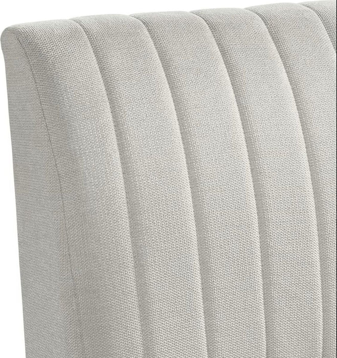 Elements International Jemma Bench in Gray - Vida Furniture (Laredo,TX)