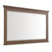 Elements International Jolene Mirror in Grey - Vida Furniture (Laredo,TX)