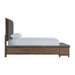Elements International Jolene King Storage Bed in Grey - Vida Furniture (Laredo,TX)