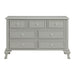 Elements International Jesse Youth Dresser in Grey - Vida Furniture (Laredo,TX)