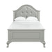 Elements International Jesse Youth Twin Panel Bed in Grey - Vida Furniture (Laredo,TX)