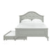 Elements International Jesse Youth Twin Panel Bed in Grey - Vida Furniture (Laredo,TX)