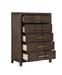 Galaxy Home Kenzo Chest in Brown - Vida Furniture (Laredo,TX)
