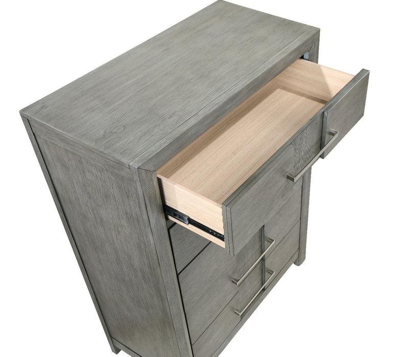 Galaxy Home Kenzo Chest in Gray - Vida Furniture (Laredo,TX)