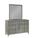 Galaxy Home Kenzo Dresser in Gray - Vida Furniture (Laredo,TX)