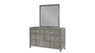 Galaxy Home Kenzo Mirror Gray - Vida Furniture (Laredo,TX)