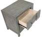 Galaxy Home Kenzo Nightstand in Gray - Vida Furniture (Laredo,TX)