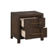 Galaxy Home Kenzo Nightstand in Brown - Vida Furniture (Laredo,TX)