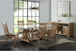 Elements International Lakeview Rectangular Dining Table in Natural CDLW100DTC - Vida Furniture (Laredo,TX)