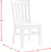Elements International Lakeview Side Chair (Set of 2) in Natural CDLW100DTC - Vida Furniture (Laredo,TX)