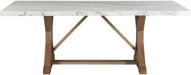 Elements International Lakeview Rectangular Dining Table in Natural CDLW100DTC - Vida Furniture (Laredo,TX)