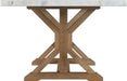 Elements International Lakeview Rectangular Dining Table in Natural CDLW100DTC - Vida Furniture (Laredo,TX)