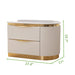 Galaxy Home Laura Gold Detailed Right Nightstand - Vida Furniture (Laredo,TX)