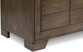 Elements International Logic Chest in Rustic Grey - Vida Furniture (Laredo,TX)