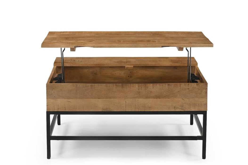 Galaxy Home T1105-01 Coffee Table in Natural - Vida Furniture (Laredo,TX)