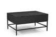 Galaxy Home T1105-10 Coffee Table in Black - Vida Furniture (Laredo,TX)