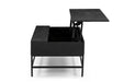 Galaxy Home T1105-10 Coffee Table in Black - Vida Furniture (Laredo,TX)