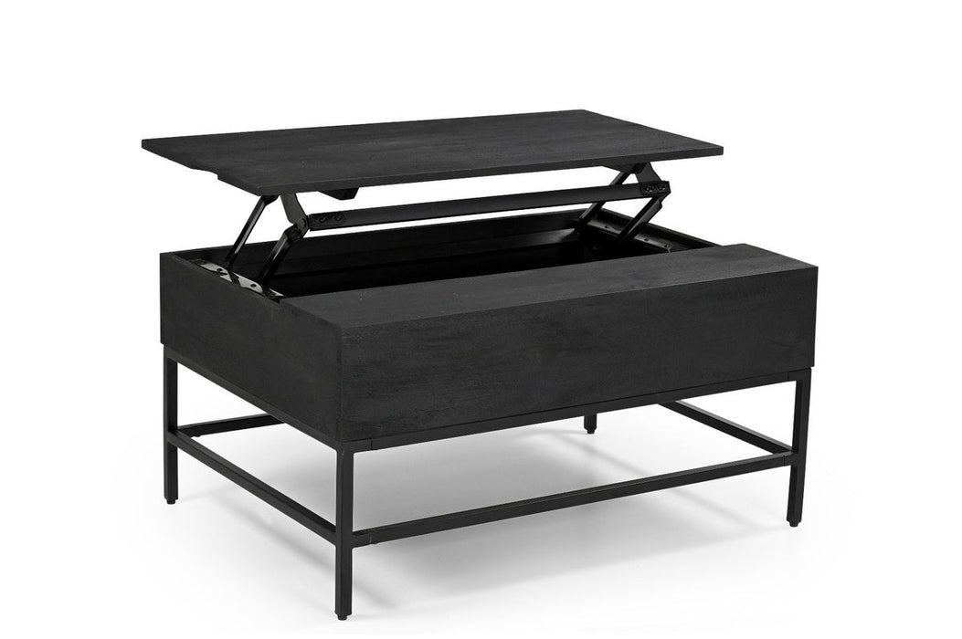 Galaxy Home T1105-10 Coffee Table in Black - Vida Furniture (Laredo,TX)