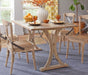 Elements International Sonoma Dining Table in Natural Alder - Vida Furniture (Laredo,TX)