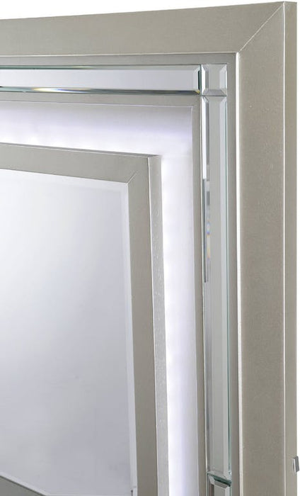Elements International Platinum Mirror in Golden Champagne - Vida Furniture (Laredo,TX)