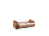 Galaxy Home Luna Loveseat in Copper - Vida Furniture (Laredo,TX)