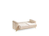 Galaxy Home Luna Loveseat in Ivory - Vida Furniture (Laredo,TX)