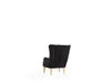 Galaxy Home Lust Chair in Black - Vida Furniture (Laredo,TX)