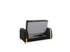 Galaxy Home Lust Loveseat in Black - Vida Furniture (Laredo,TX)