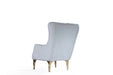 Galaxy Home Lust Chair in Off White - Vida Furniture (Laredo,TX)