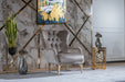 Galaxy Home Lust Chair in Taupe - Vida Furniture (Laredo,TX)