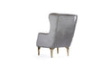 Galaxy Home Lust Chair in Taupe - Vida Furniture (Laredo,TX)