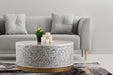 Galaxy Home Modern Luxe Coffee Table in Gray - Vida Furniture (Laredo,TX)
