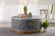 Galaxy Home Modern Luxe Coffee Table in Navy - Vida Furniture (Laredo,TX)