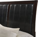 Elements International Lawrence Full Panel Bed in Espresso Lacquer - Vida Furniture (Laredo,TX)