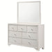 Crown Mark Furniture Lyssa 7 Drawer Dresser in White - Vida Furniture (Laredo,TX)
