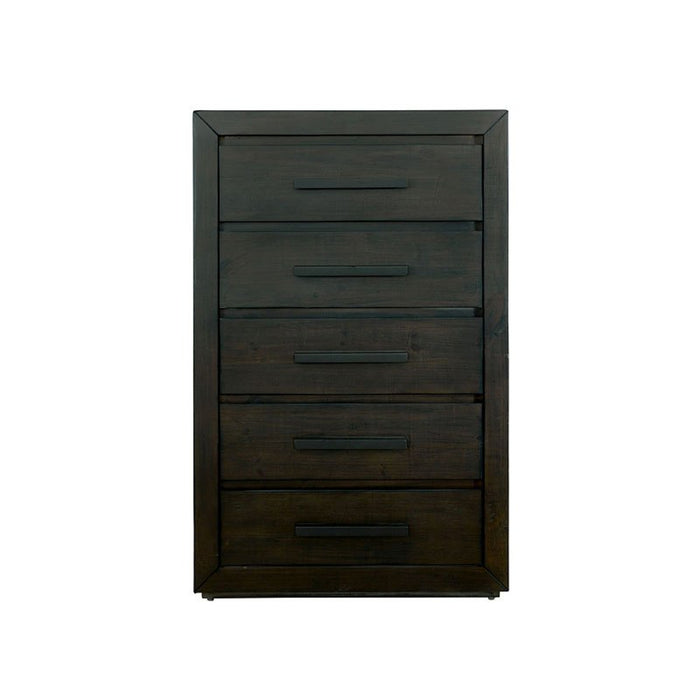 Elements International Magnum Chest in Grey - Vida Furniture (Laredo,TX)