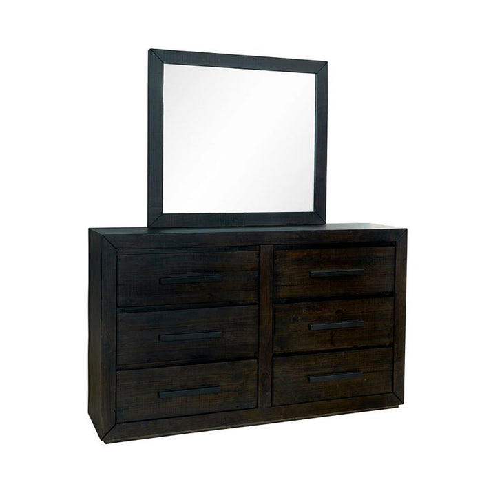 Elements International Magnum Dresser in Grey - Vida Furniture (Laredo,TX)