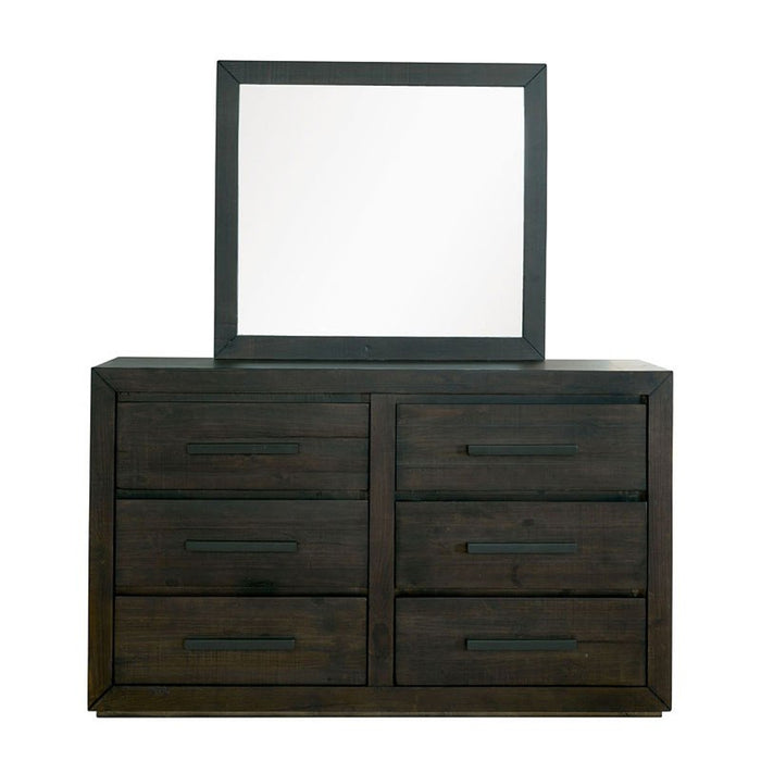 Elements International Magnum Dresser in Grey - Vida Furniture (Laredo,TX)