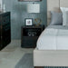 Elements International Magnum Nightstand in Grey - Vida Furniture (Laredo,TX)
