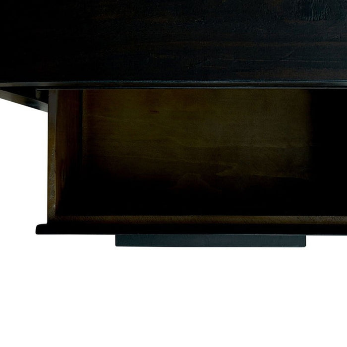Elements International Magnum Nightstand in Grey - Vida Furniture (Laredo,TX)